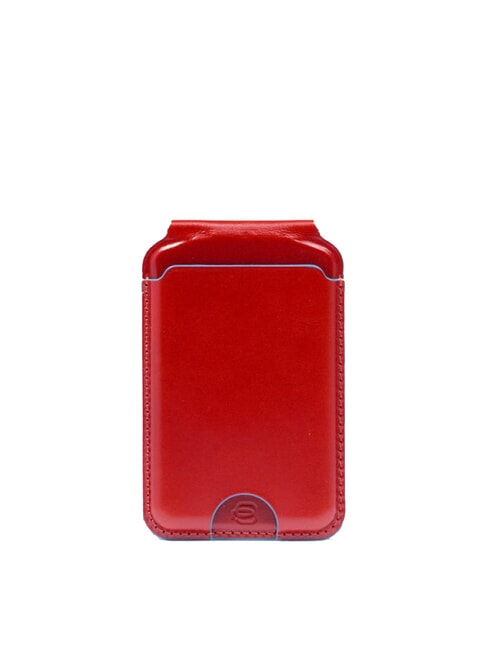 PIQUADRO BLUE SQUARE MagSafe-Kartenhalter mit Tracker ROT - Brieftaschen Herren
