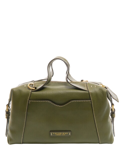 THE BRIDGE GEMMA Handtasche, mit Schultergurt Thymian abb gold - Damentaschen