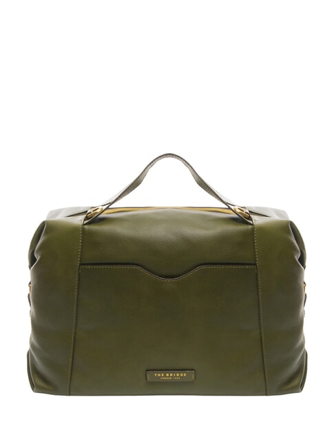 THE BRIDGE GEMMA  Reisetasche aus Leder Thymian abb gold - Reisetaschen