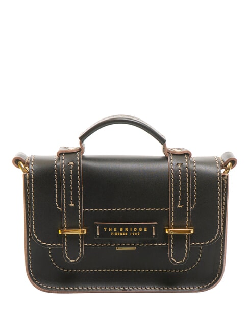 THE BRIDGE ESTER  Mini-Handtasche mit Schultergurt Schwarzes Gold - Damentaschen
