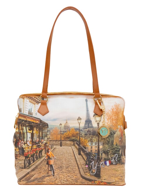 YNOT YESBAG Umhängetasche mit Schultergurt romantisches Paris - Damentaschen