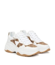 GUESS HAPYY4  Turnschuhe Beige / Braun - Damenschuhe - 1