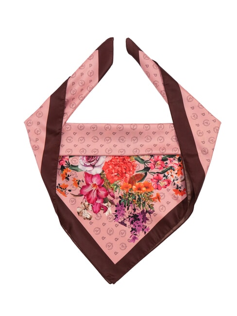 POLLINI FLOWERS TWILL Bedruckter Schal rosa Blumen - Schals