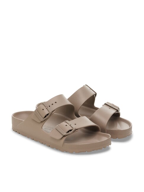 BIRKENSTOCK ARIZONA EVA Slipper-Sandale mit zwei Schnallen grau taupe - Damenschuhe