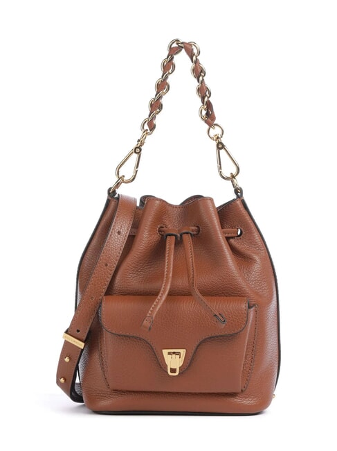 COCCINELLE BEAT GENERATION Mini-Ledereimer Cognac - Damentaschen