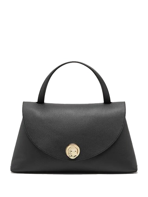 COCCINELLE NIKLA Handtasche, mit Schultergurt schwarz/cognac - Damentaschen