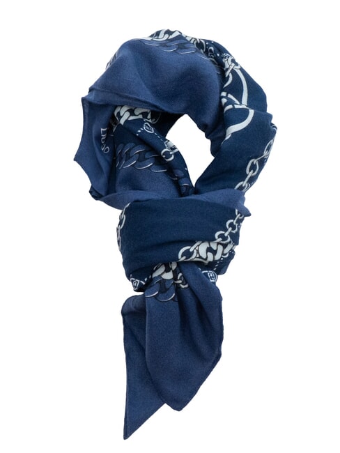 LIUJO CHAIN Schal mit Allover-Print blauer Lapis - Schals