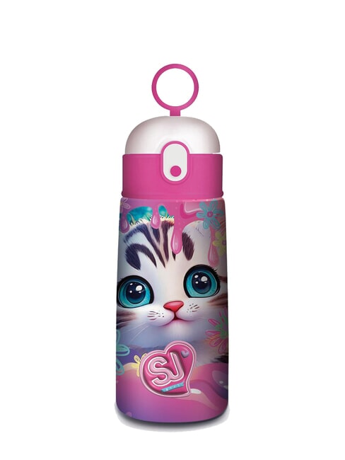 SJGANG ANIMALI Thermo-Stahlflasche SCHWARZ GESTREIFTER WALD - Thermosflaschen