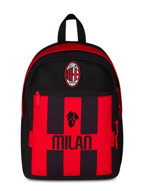 MILAN KICK AND SCORE Erweiterbarer Rucksack Schwarz - Rucksäcke für Schule &amp; Freizeit