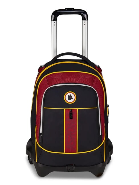 ROMA CROSS AND WIN Abnehmbarer 3-Rad-Trolley-Rucksack Schwarz - Rucksäcke mit Trolleyfunktion