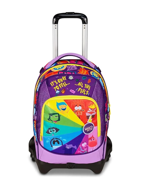 INSIDE OUT 2 UNIVERSAL MOOD Abnehmbarer 3-Rad-Trolley-Rucksack lila Chiffon - Rucksäcke mit Trolleyfunktion