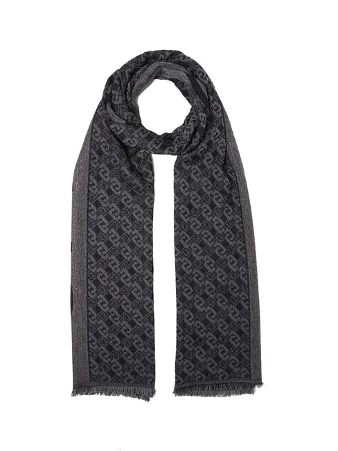 LIUJO LOGO CHAIN Jacquard-Schal SCHWARZ - Schals