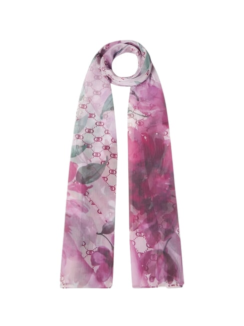 LIUJO FLOWER Aquarellierter Schal Sangria - Schals