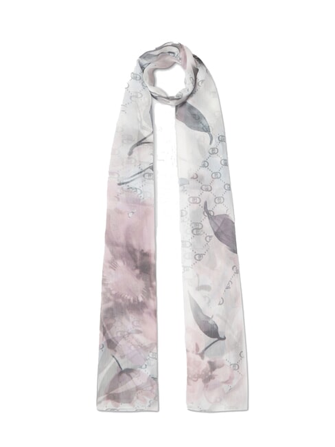 LIUJO FLOWER Aquarellierter Schal SCHWARZ - Schals