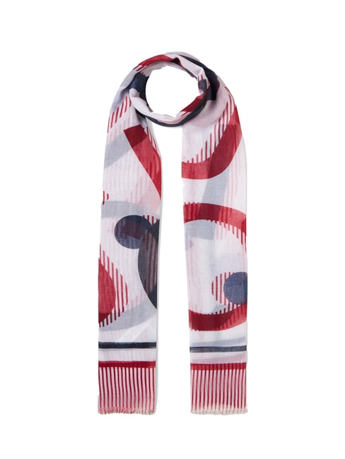 LIUJO MIX PRINT  Schal st.strip.red pomp. - Schals