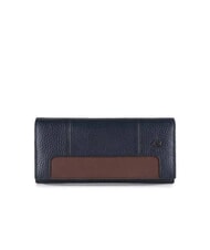 PIQUADRO CAMPIONARIO - SCOTT Geldb&ouml;rse mit zwei Seitenfalten und Klappe Blau - Brieftaschen Damen - 1