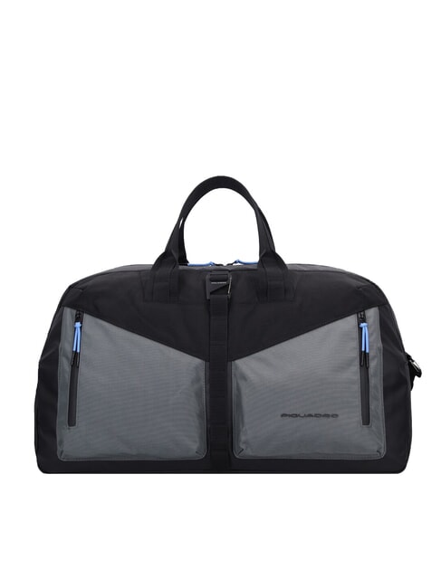 PIQUADRO SPIKE Große Reisetasche mit Schultergurt Schwarz - Reisetaschen