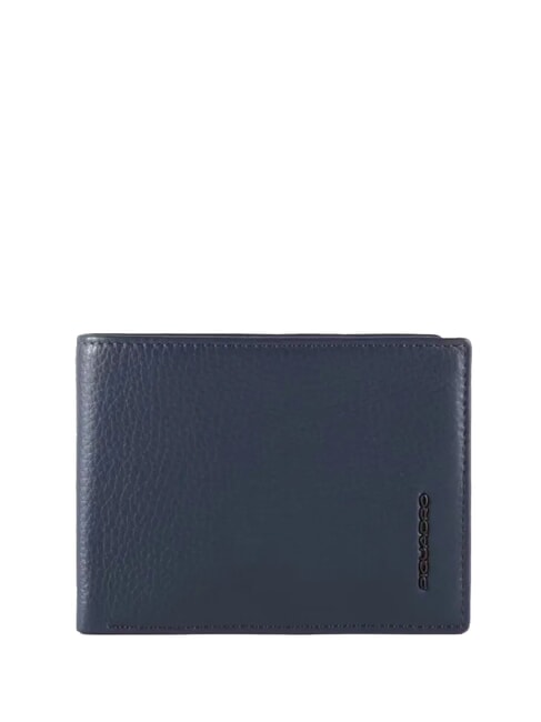 PIQUADRO MODUS SPECIAL Portemonnaie aus genarbtem Leder Blau - Brieftaschen Herren