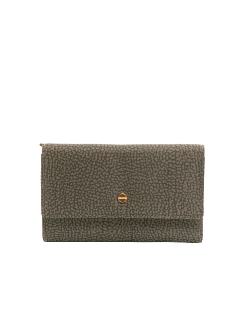 BORBONESE CLASSICA Damen Geldbörse Lorbeer - Brieftaschen Damen
