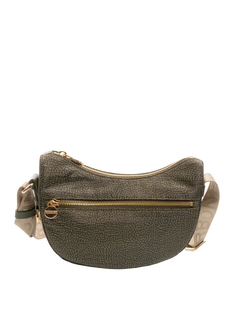 BORBONESE HOBO LUNA MINI ECO LINE Schultertasche Lorbeer - Damentaschen