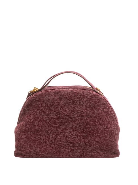 BORBONESE CAMOSCIO SEXY MEDIUM Mittelgroße Wildledertasche Merlot - Damentaschen