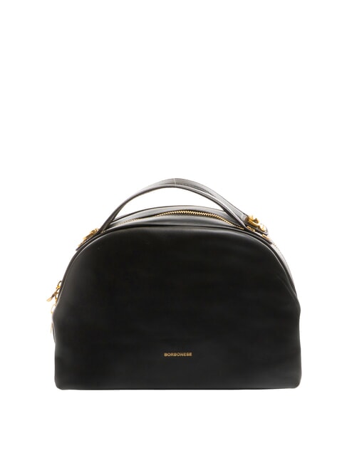 BORBONESE SEXY SMALL Kleine Handtasche mit Schultergurt Schwarz - Damentaschen