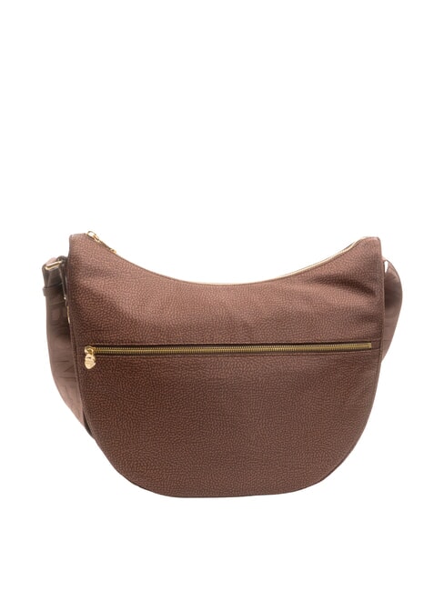 BORBONESE LUNA M Schultertasche Haselnuss - Damentaschen