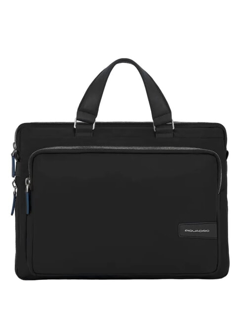 PIQUADRO PQ-RY Schlanke 14-Zoll-Laptop-Aktentasche Schwarz - Arbeitstaschen