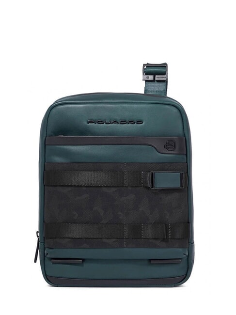 PIQUADRO FXP  Ledertasche GRÜN - Umhängetaschen Herren