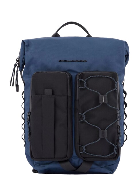 PIQUADRO MICK  14" Laptop-Rucksack blau/schwarz - PC-Rucksäcke