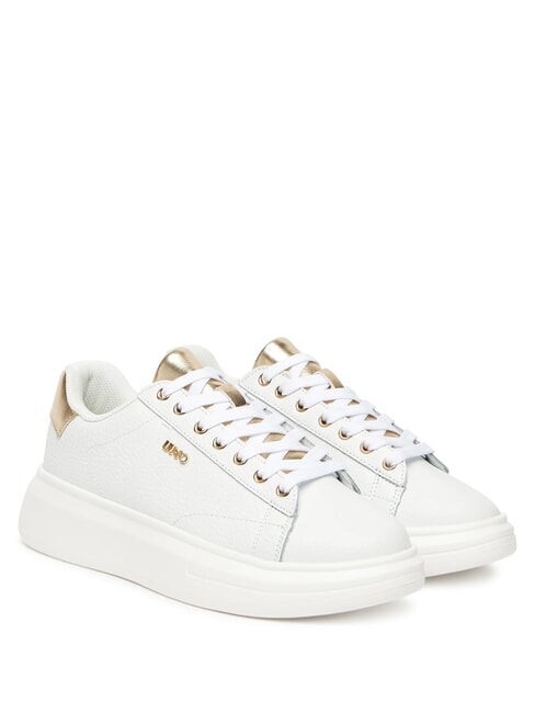 LIUJO BABOL 01 Turnschuhe weiß / hellgold - Damenschuhe