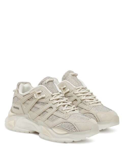GUESS BELLUNA Leder-Sneakers Weiß - Damenschuhe