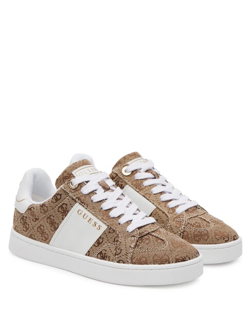 GUESS JRONE 5 Turnschuhe Beige / Braun - Damenschuhe