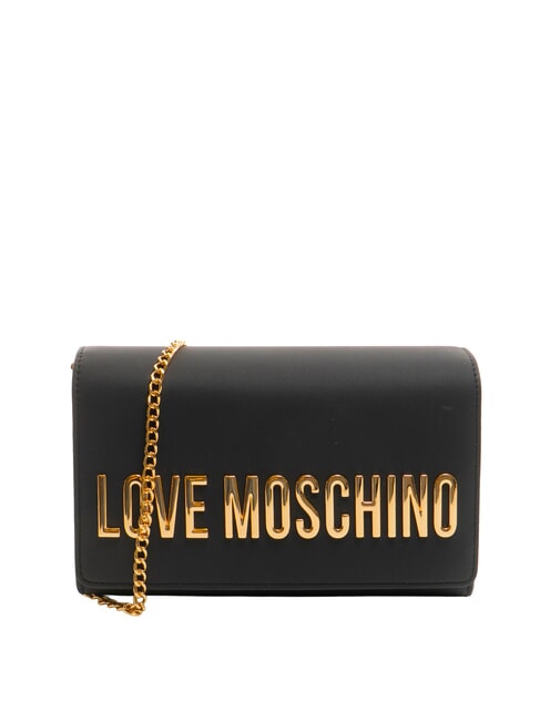 LOVE MOSCHINO SMART DAILY Clutch mit Kette Schwarz - Damentaschen