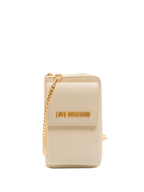 LOVE MOSCHINO JEWEL Smartphone-Geldbörse Elfenbein - Brieftaschen Damen