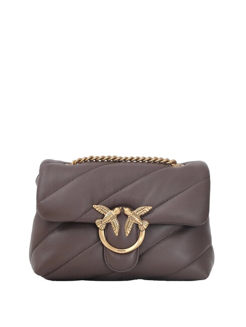 PINKO MINI LOVE BAG Nappatasche braunkastanie-antikgold - Damentaschen