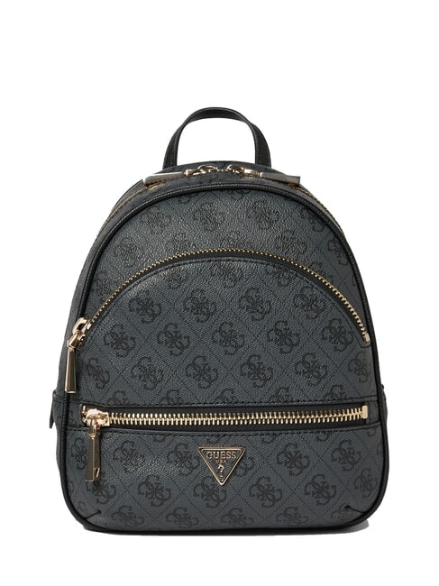 GUESS MANHATTAN 2 Kleiner Rucksack mit 4G-Pfingstrosen-Logo Kohle - Damentaschen
