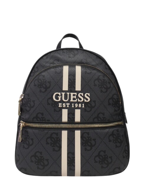 GUESS MANHATTAN 2 Großer Rucksack mit Logo-Print Kohle - Damentaschen