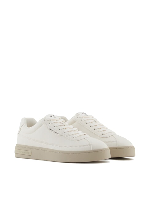 ARMANI EXCHANGE LONDON MINI-TUMBLED Turnschuhe cremefarben - Herrenschuhe