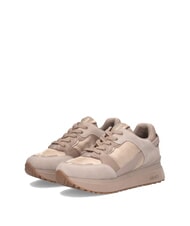 LIUJO MAXI WONDER 91 Plateau-Sneaker mit Lackledereins&auml;tzen neutral - Damenschuhe - 1