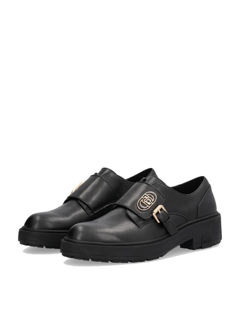 LIUJO LONDON 01 Lederschuhe mit Schnalle Schwarz - Damenschuhe
