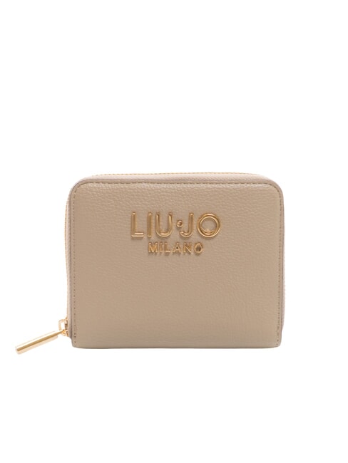 LIUJO CALIWEN Mittelgroße Brieftasche mit Rundum-Reißverschluss Wüstentaupe - Brieftaschen Damen