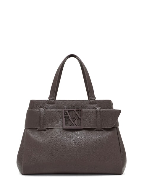ARMANI EXCHANGE SUSIE SOFT Umhängetasche mit Schnalle heiße Schokoladensoße - Damentaschen
