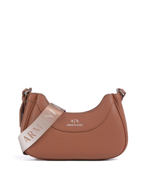 ARMANI EXCHANGE SMALL HOBO Schultertasche Whiskey - Damentaschen