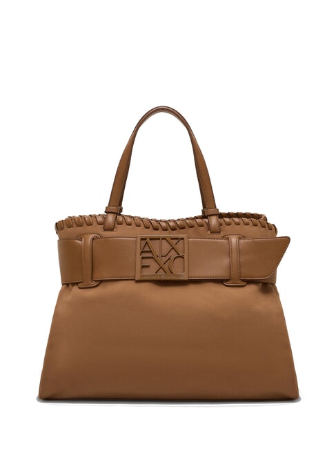 ARMANI EXCHANGE SUSIE SOFT Mittelgroße Einkaufstasche leichter Whisky - Damentaschen