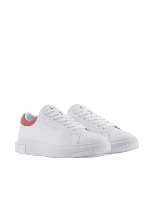 ARMANI EXCHANGE Sneaker in Haut Ledersneaker op.weiß+kardinal - Herrenschuhe