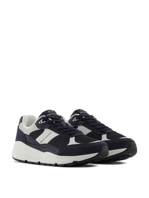 ARMANI EXCHANGE A|X Sneaker mit seitlichem Logo-Print bla / wow - Herrenschuhe