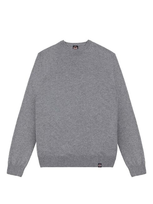 COLMAR ORIGINALS Glatter Strickpullover aus Kaschmirmischung Melangegrau - Herrenpullover