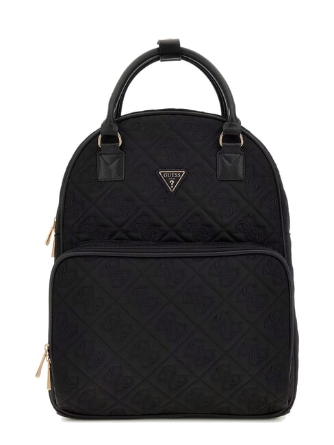 GUESS ADELASIA Rucksack mit gesticktem 4G-Logo SCHWARZ - Damentaschen