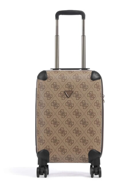 GUESS BERTA 18 Handgepäcktrolley Latte-Logo / braun - Handgepäck